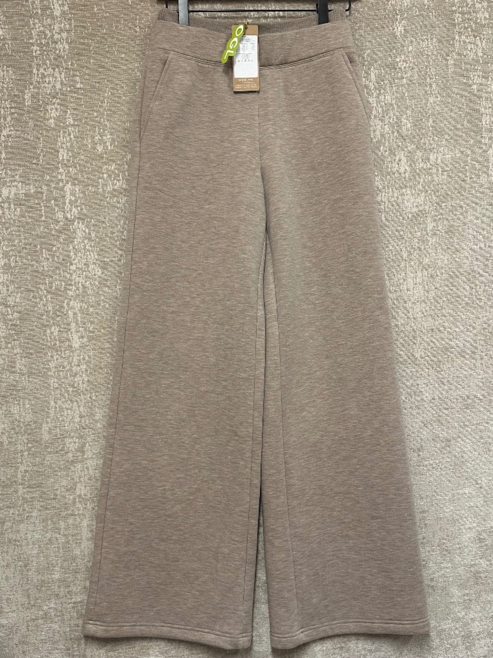 OGL FuzzLuxe Soft Cozy Wool Blend Layered Look Double Waist Pants Sz S NWT